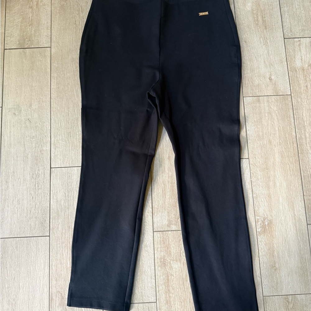 Never Worn Rafaella Size XL Black Straight Leg Pants